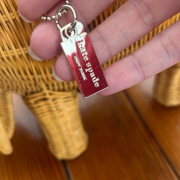 Kate Spade Elephant Wicker Handbag - Picture 2 of 8